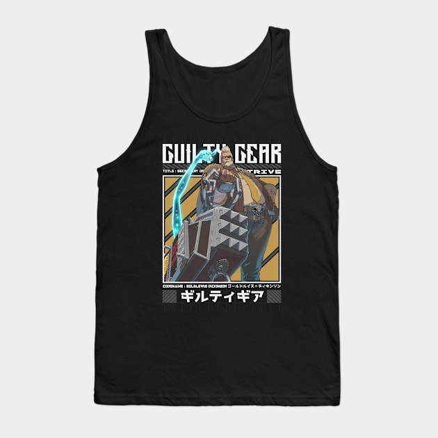 Goldlewis - Guilty Gear Strive Tank Top by Arestration